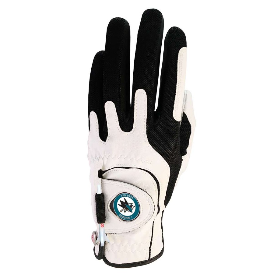 Accessories * | Zf San Jose Sharks Universal Fit Golf Glove Fashionable