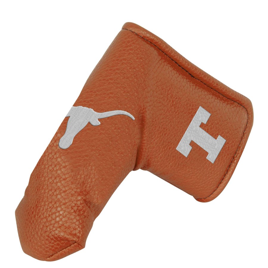 Accessories * | Texas Longhorns Blade Putter Cover Hot Sell