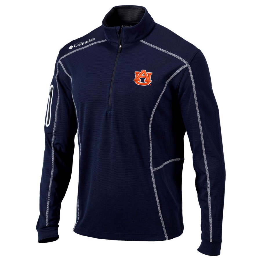 Men'S Apparel * | Auburn Tigers Shotgun Quarter-Zip Jacket Online Sale