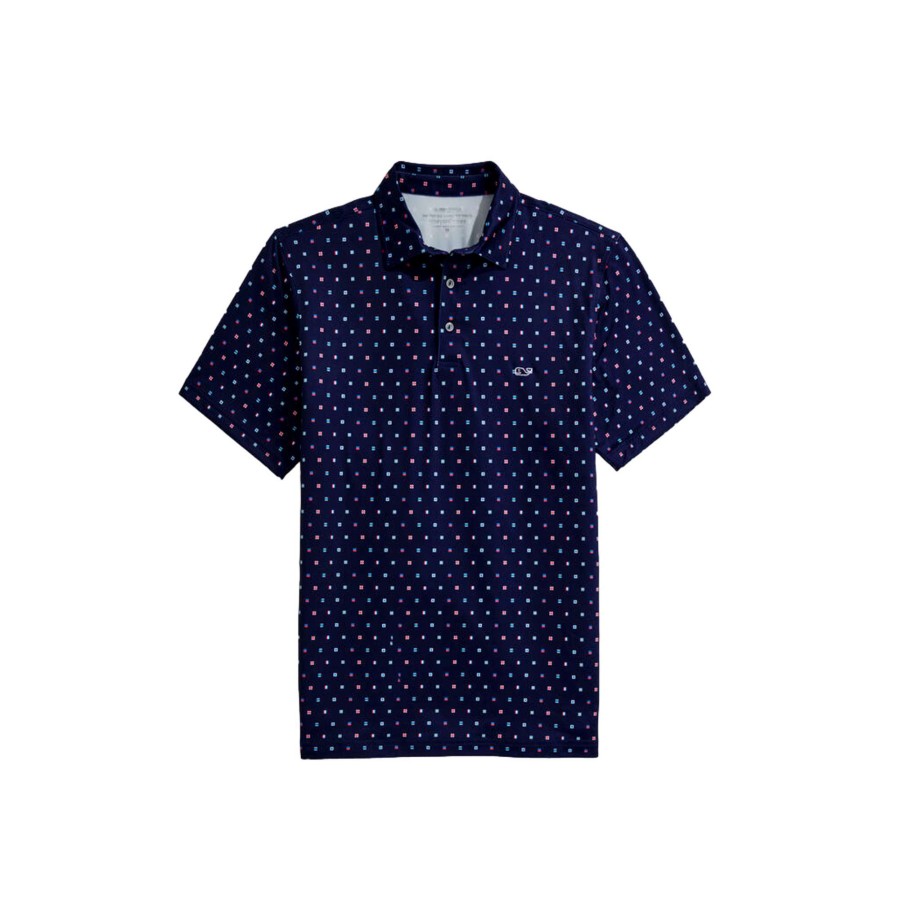 Men'S Apparel * | Printed Sankaty Nautical Flags Polo Sales