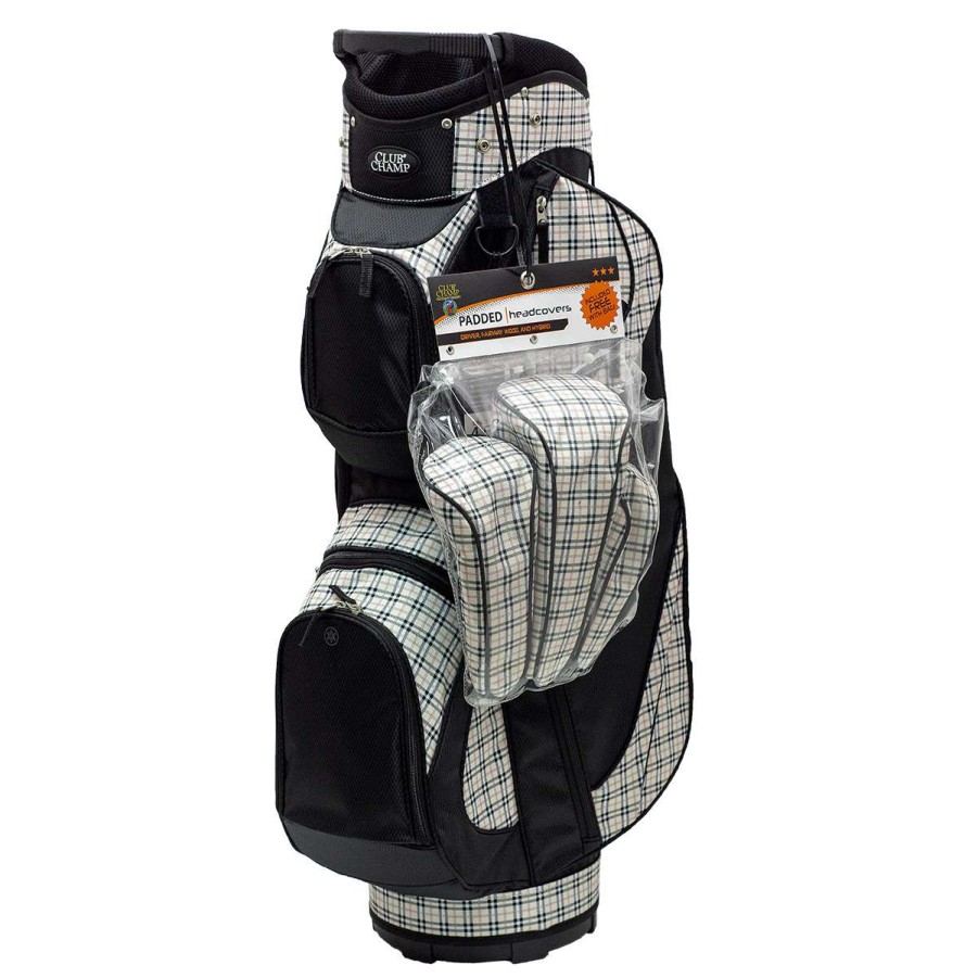 Bags * | Sand Plaid Cart Bag W/ Headcovers Offering Discounts