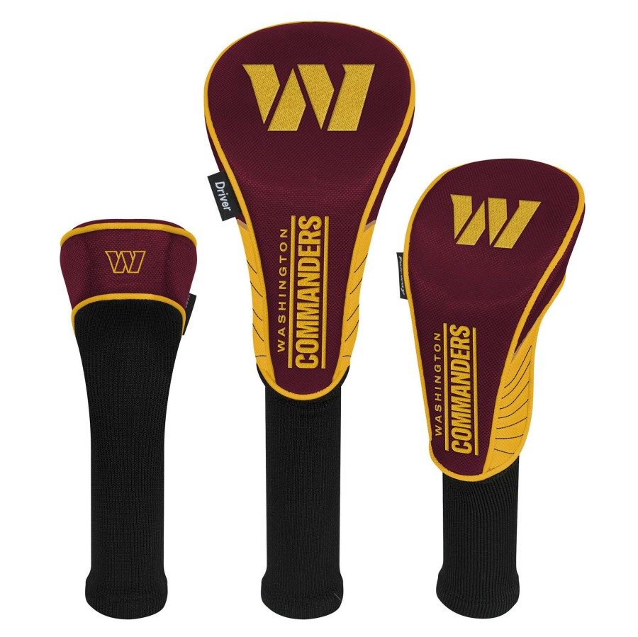 Accessories * | Team Effort Washington Commanders Set Of 3 Headcovers Outlet