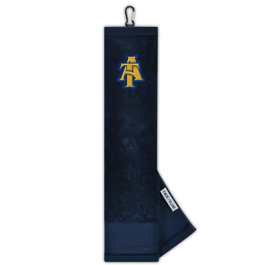 Accessories * | North Carolina A&T Aggies Tri-Fold Embroidered Towel Good Quality