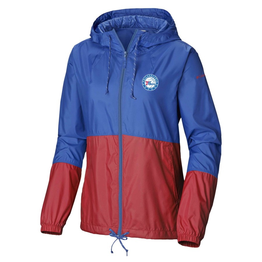 Women'S Apparel * | Philadelphia 76Ers Women'S Windbreaker Online Discount