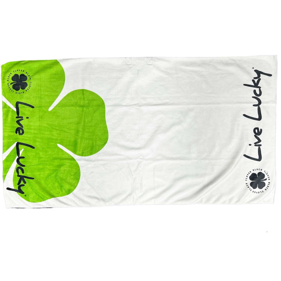 Accessories * | Black Clover "Live Lucky" Player'S Towel Top Selling