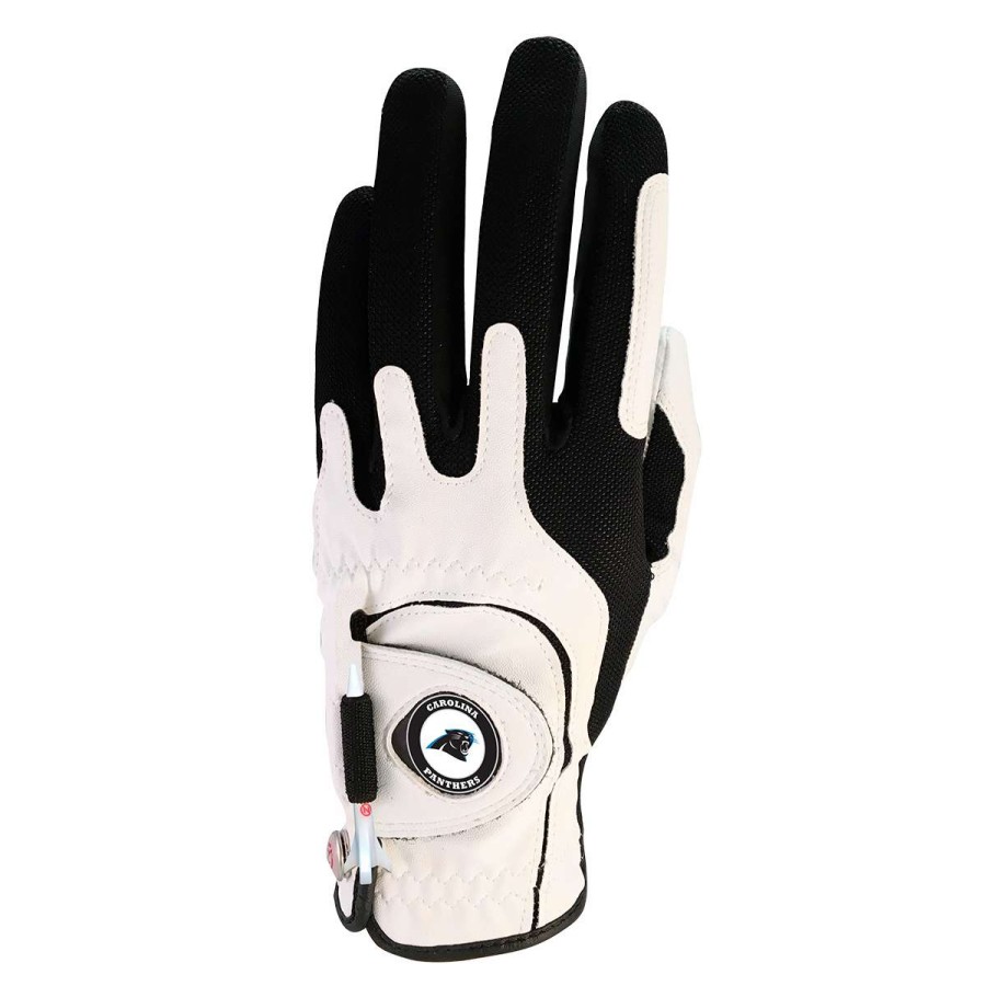 Accessories * | Zf Carolina Panthers Universal Fit Golf Glove 100% Guarantee