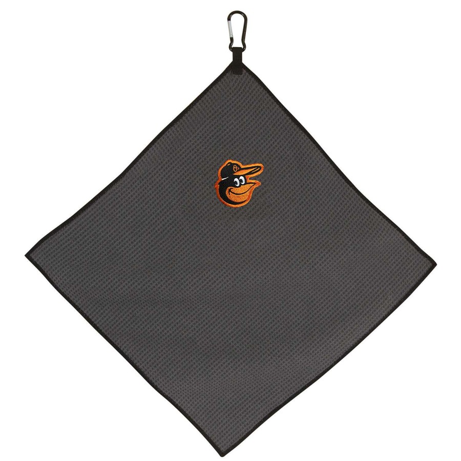 Accessories * | Team Effort Baltimore Orioles 15 X 15 Grey Microfiber Towel Cheaper