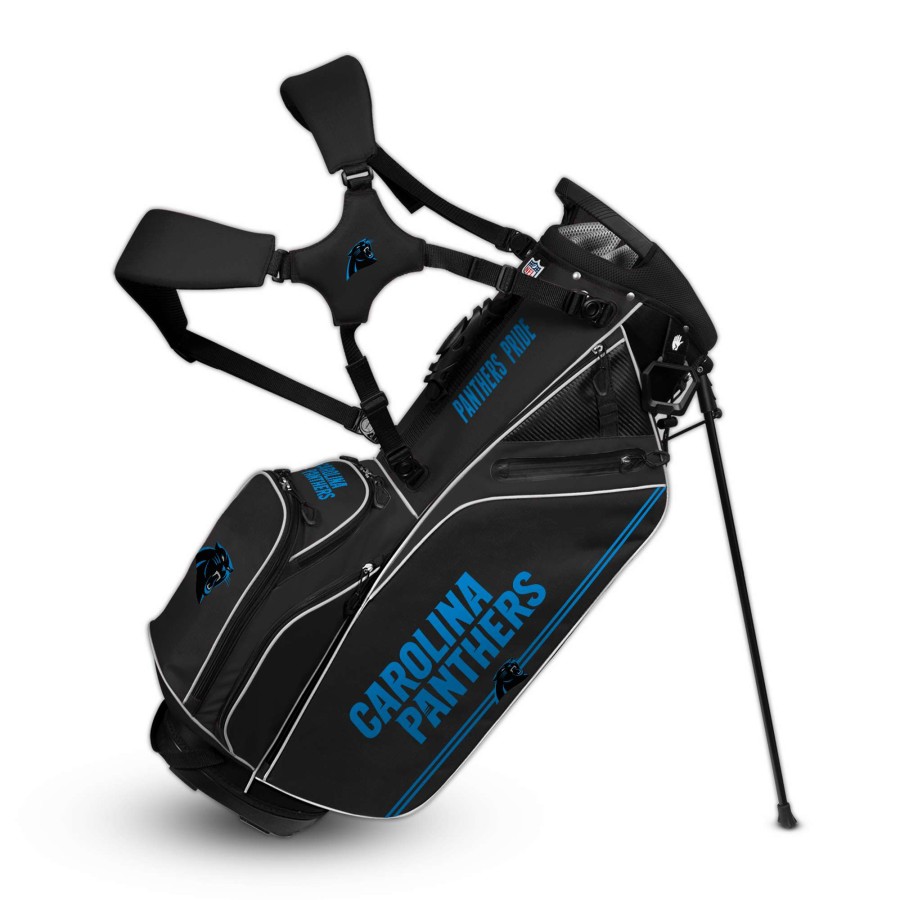 Bags * | Carolina Panthers Gridiron Iv Stand Bag Fashionable