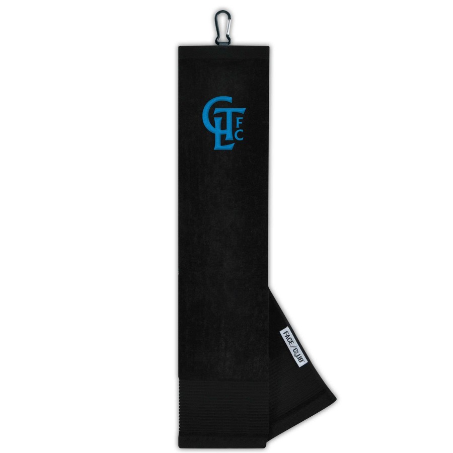 Accessories * | Charlotte Fc Tri-Fold Embroidered Towel Good Quality