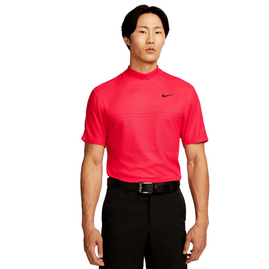 Men'S Apparel * | Tiger Woods Dri-Fit Adv Mock-Neck Golf Polo Outlet