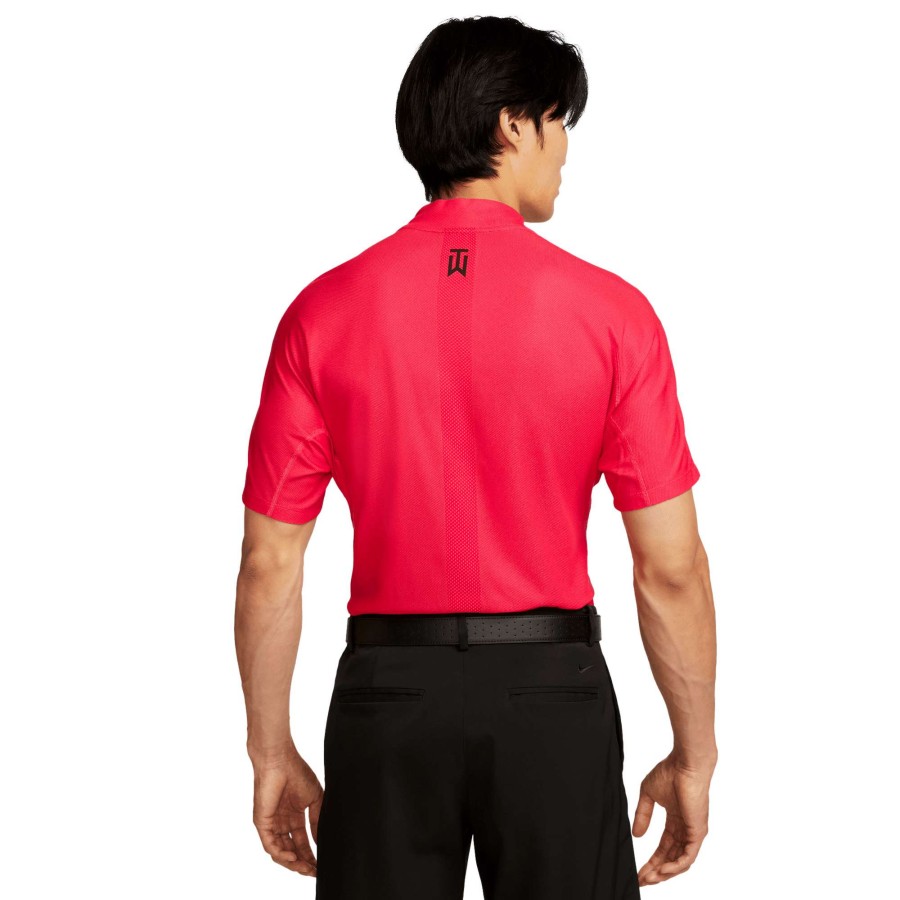 Men'S Apparel * | Tiger Woods Dri-Fit Adv Mock-Neck Golf Polo Outlet