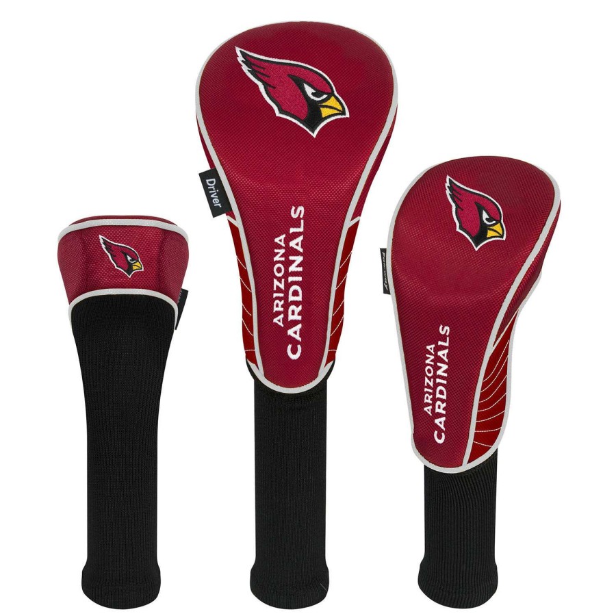 Accessories * | Arizona Cardinals Set Of 3 Headcovers Online Sale