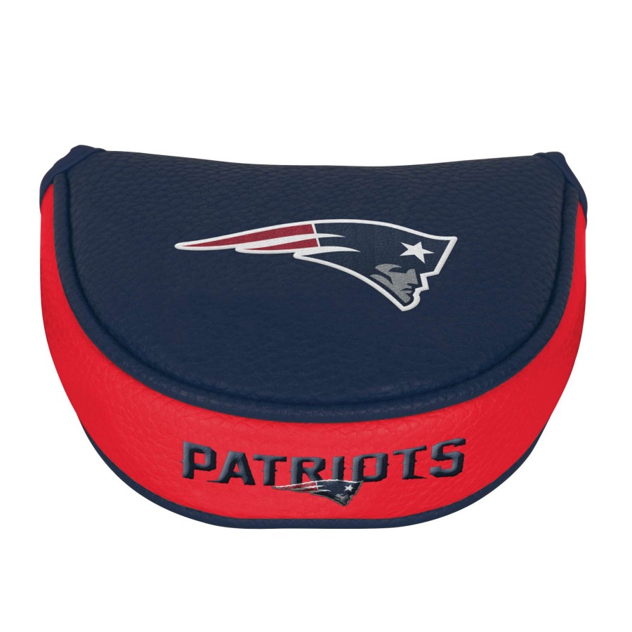 Accessories * | New England Patriots Mallet Putter Cover Sales