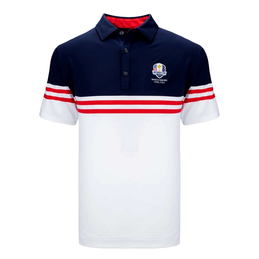 Men'S Apparel * | 2023 Ryder Cup Color Block Lisle Polo Limit Offer