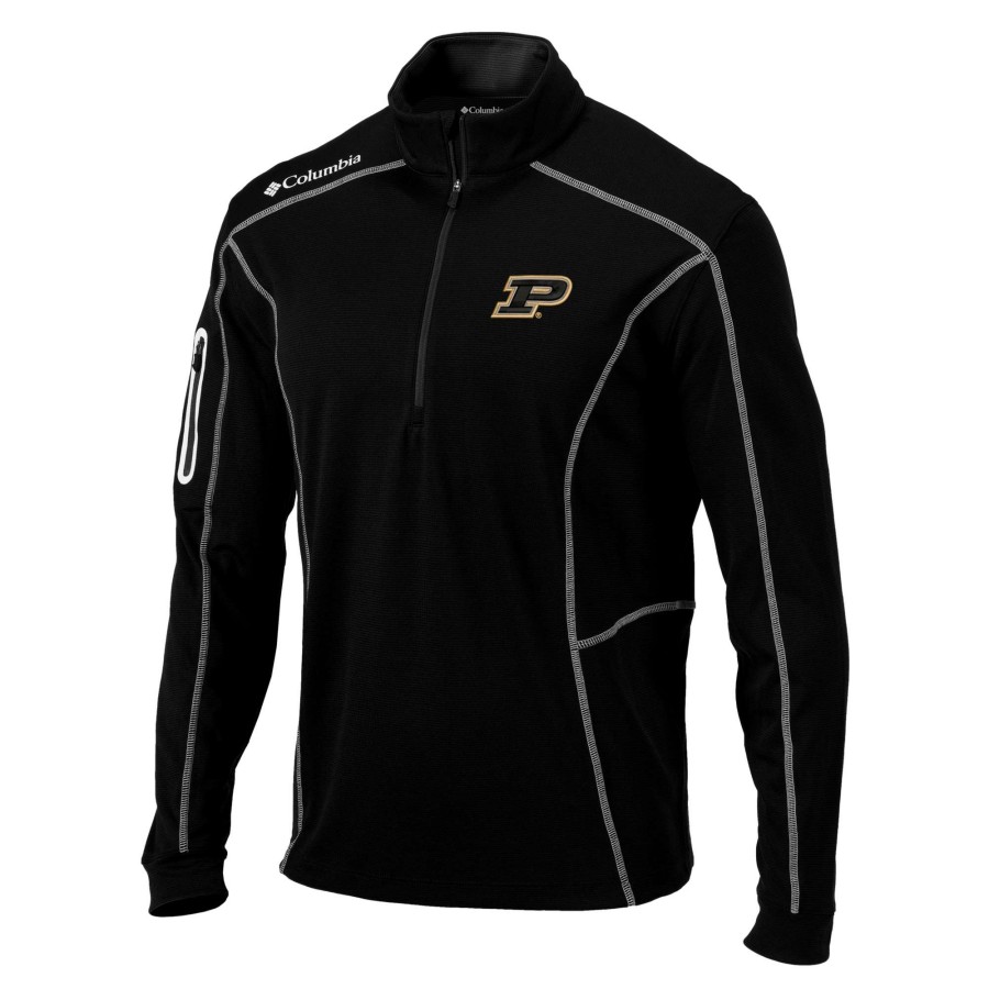 Men'S Apparel * | Purdue Boilermakers Shotgun Quarter-Zip Pullover Shop New