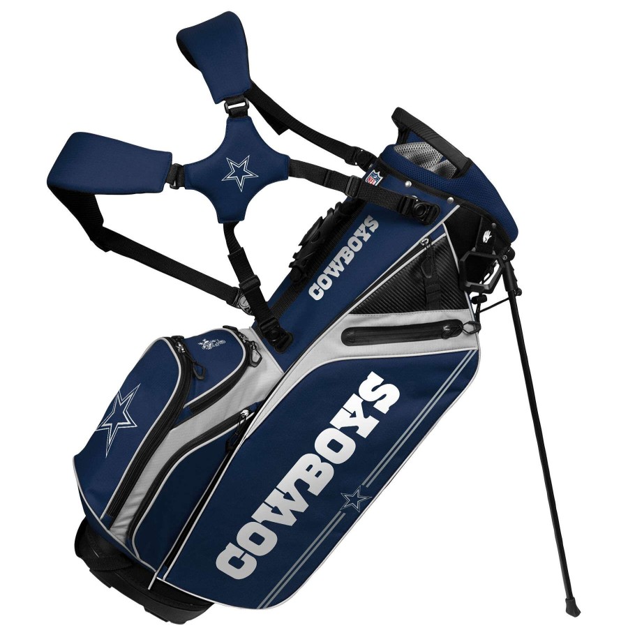 Bags * | Dallas Cowboys Caddie Carry Hybrid Bag Special