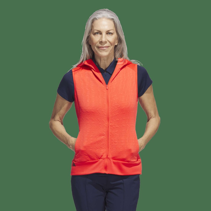 Women'S Apparel * | Cold.Rdy Textured Full Zip Hoodie Vest Cheaper