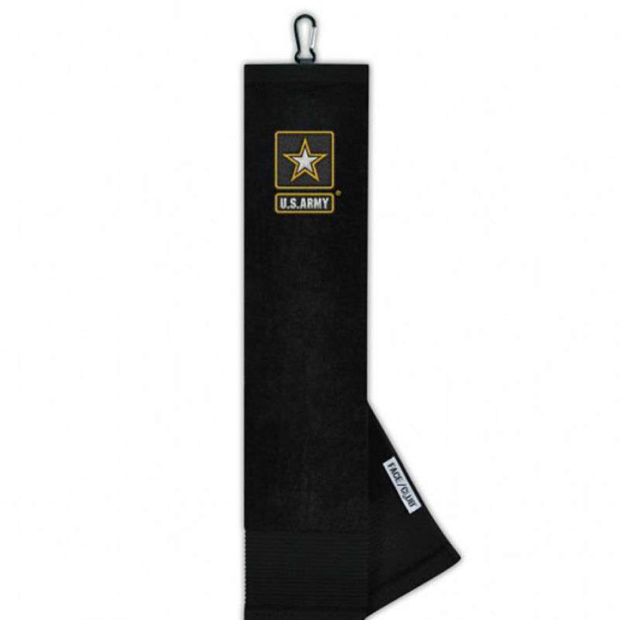 Accessories * | Army Tri-Fold Embroidered Towel Offering Discounts