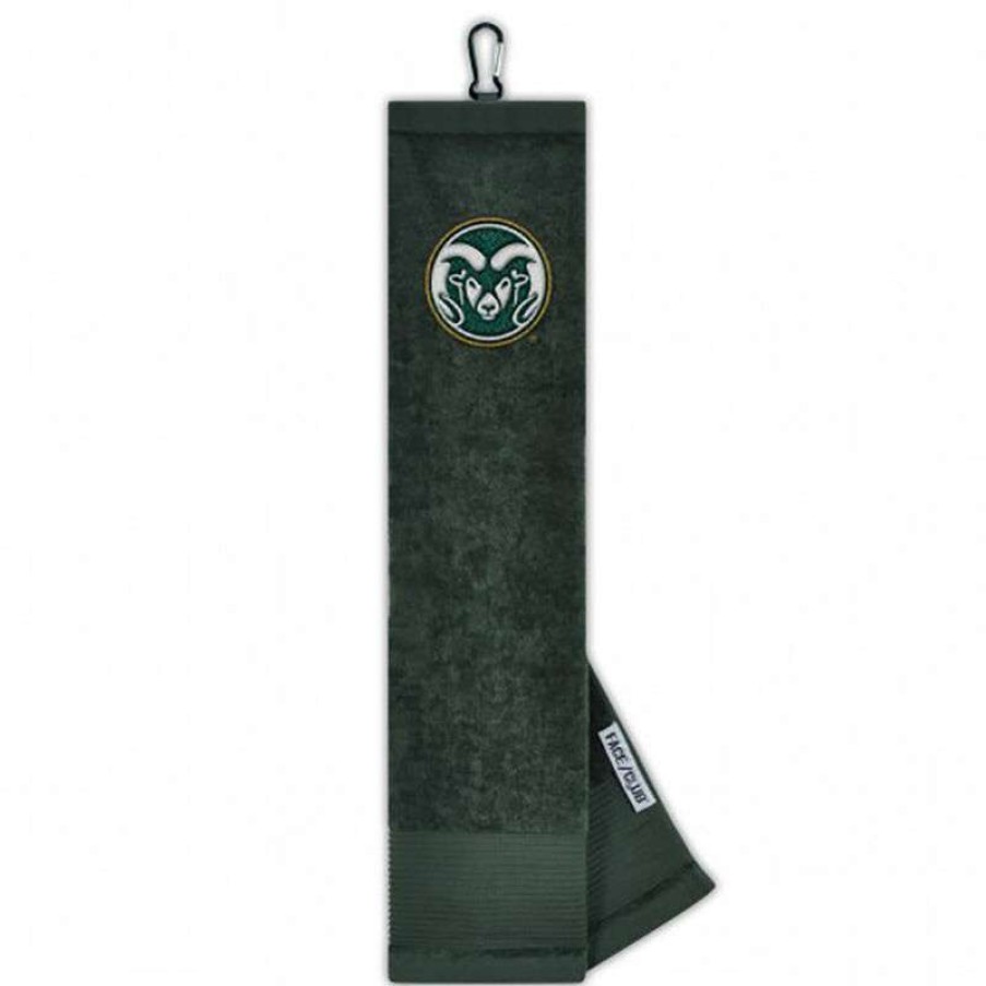 Accessories * | Colorado State Rams Face/Club Tri-Fold Towel Online Sale