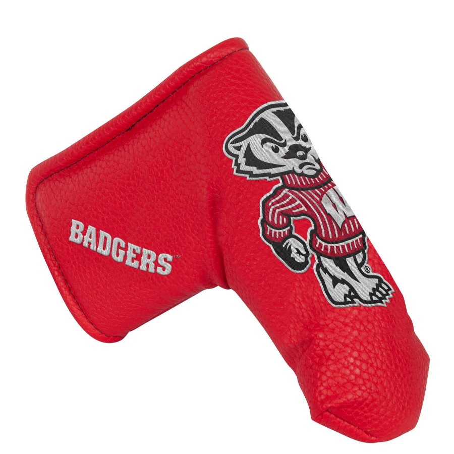 Accessories * | Wisconsin Badgers Blade Putter Cover Best Guaranteed