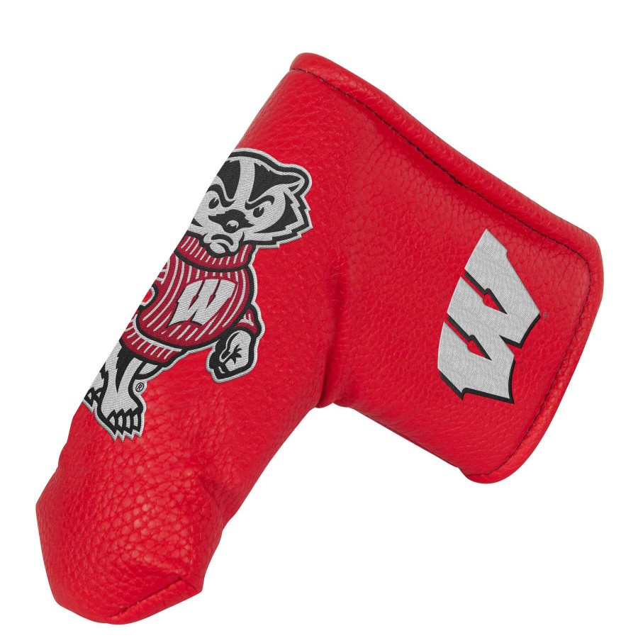 Accessories * | Wisconsin Badgers Blade Putter Cover Best Guaranteed